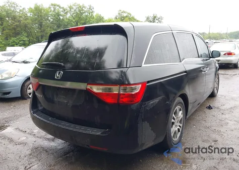 2012 Honda Odyssey Ex-L из США, поврежденный, VIN 5FNRL5H67CB005383